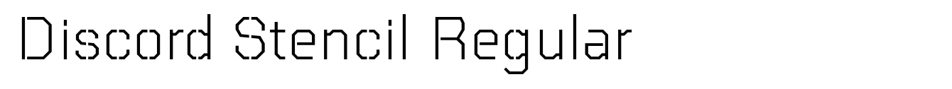Discord Stencil Regular